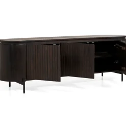 Tv-meubel Mokka Donkerbruin 175cm - Giga Meubel