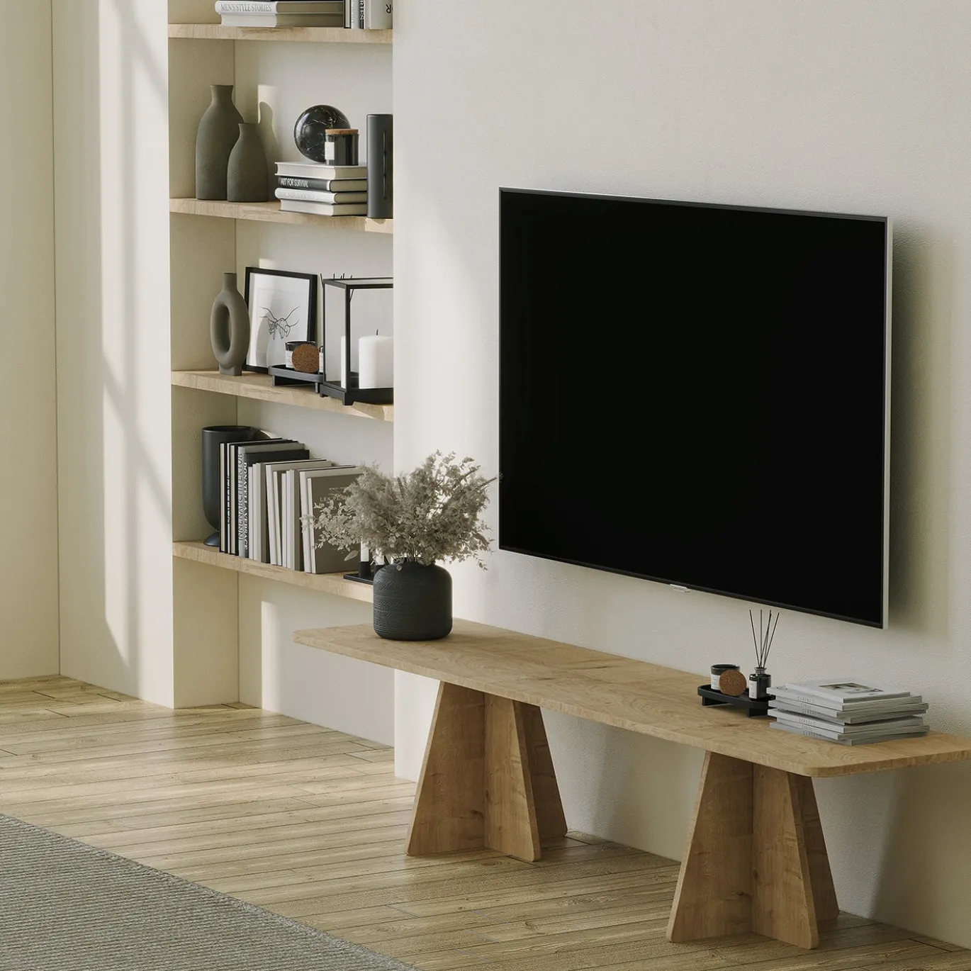Tv-meubel Mushroom Naturel 180cm