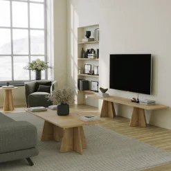 Tv-meubel Mushroom Naturel 180cm