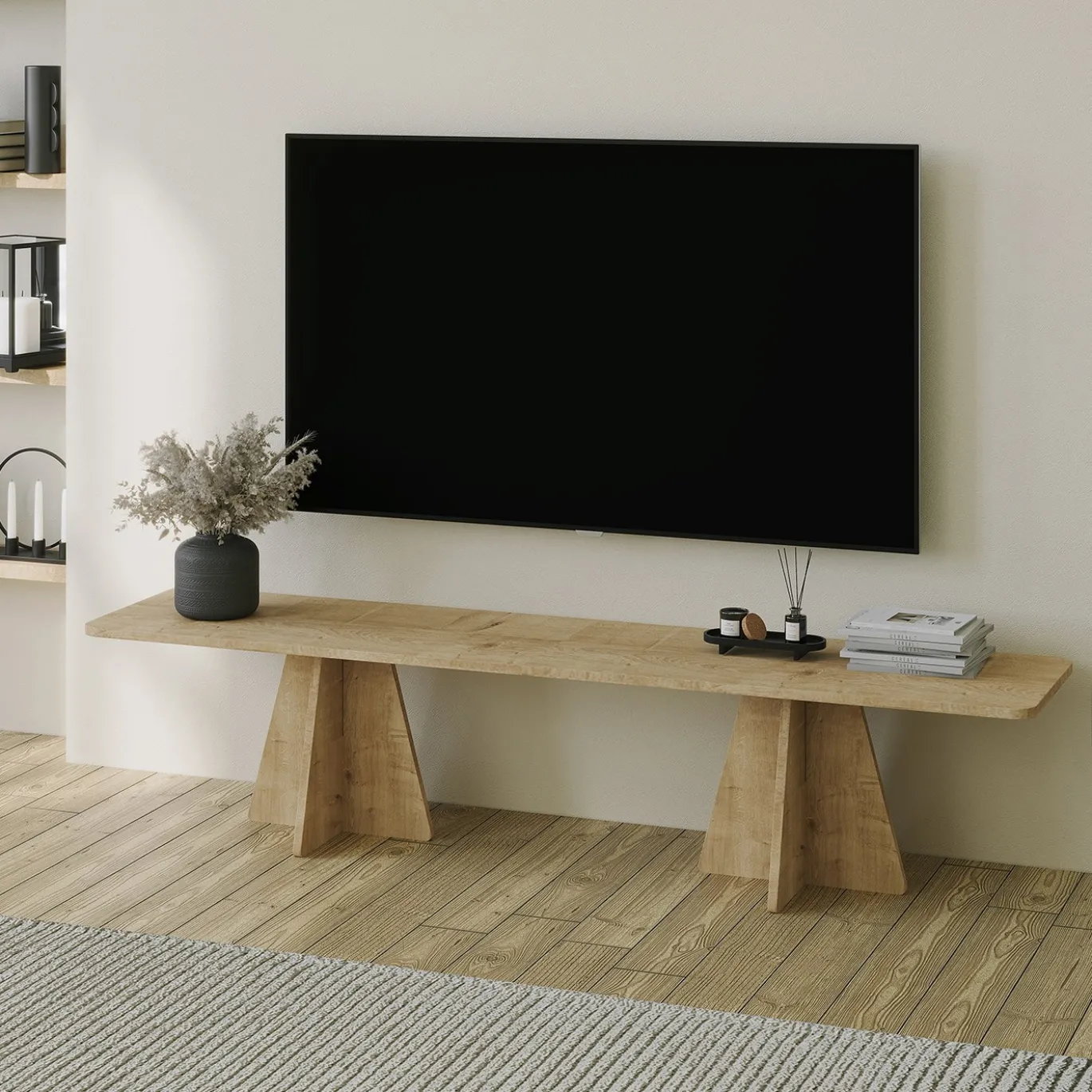 Tv-meubel Mushroom Naturel 180cm