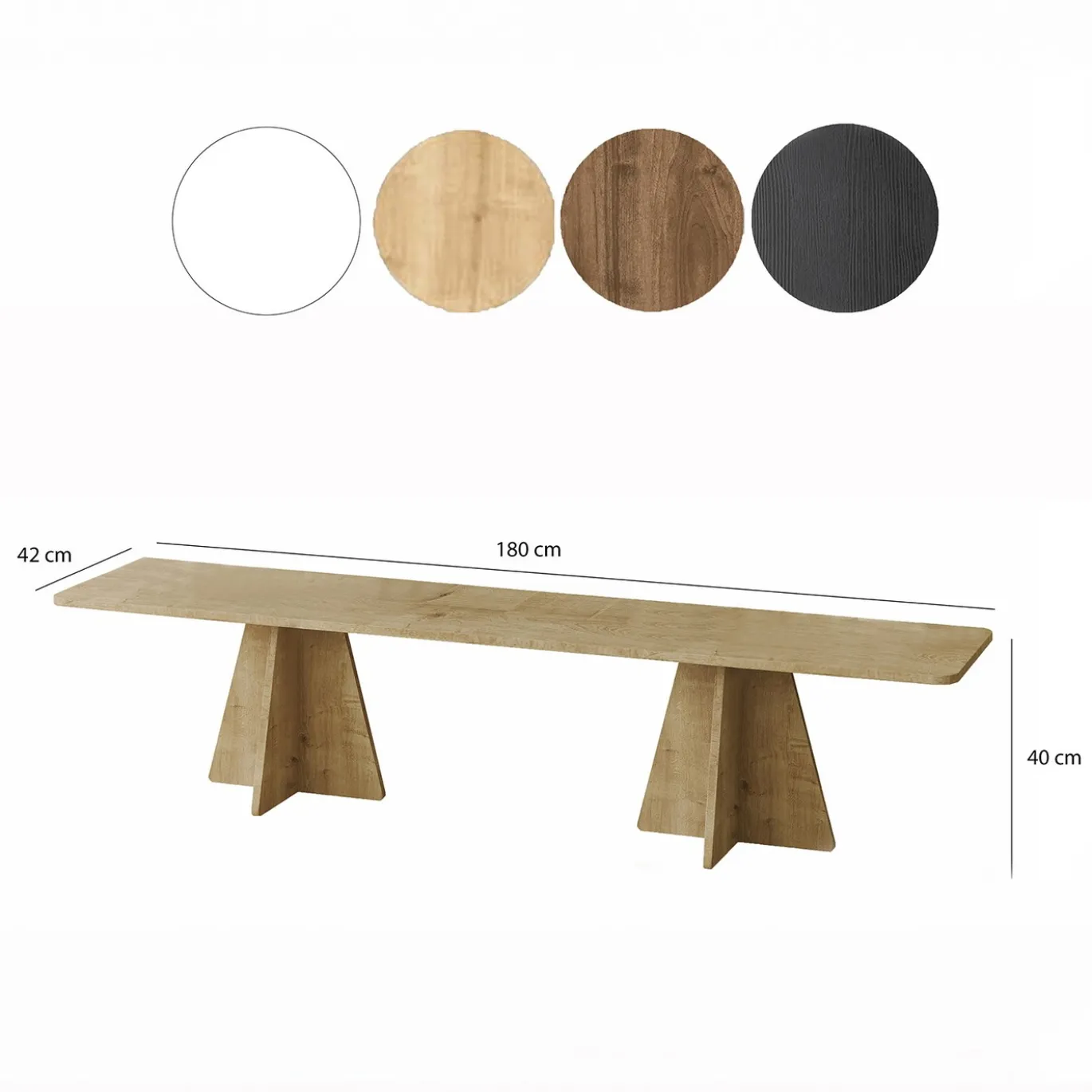 Tv-meubel Mushroom Naturel 180cm