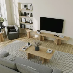 Tv-meubel Mushroom Naturel 180cm