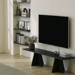 Tv-meubel Mushroom Zwart 180cm