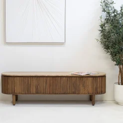 Tv-meubel Myra Travertin Bruin 175cm - Giga Meubel