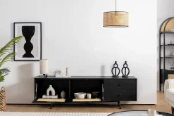 Tv-meubel Nala Zwart 180cm
