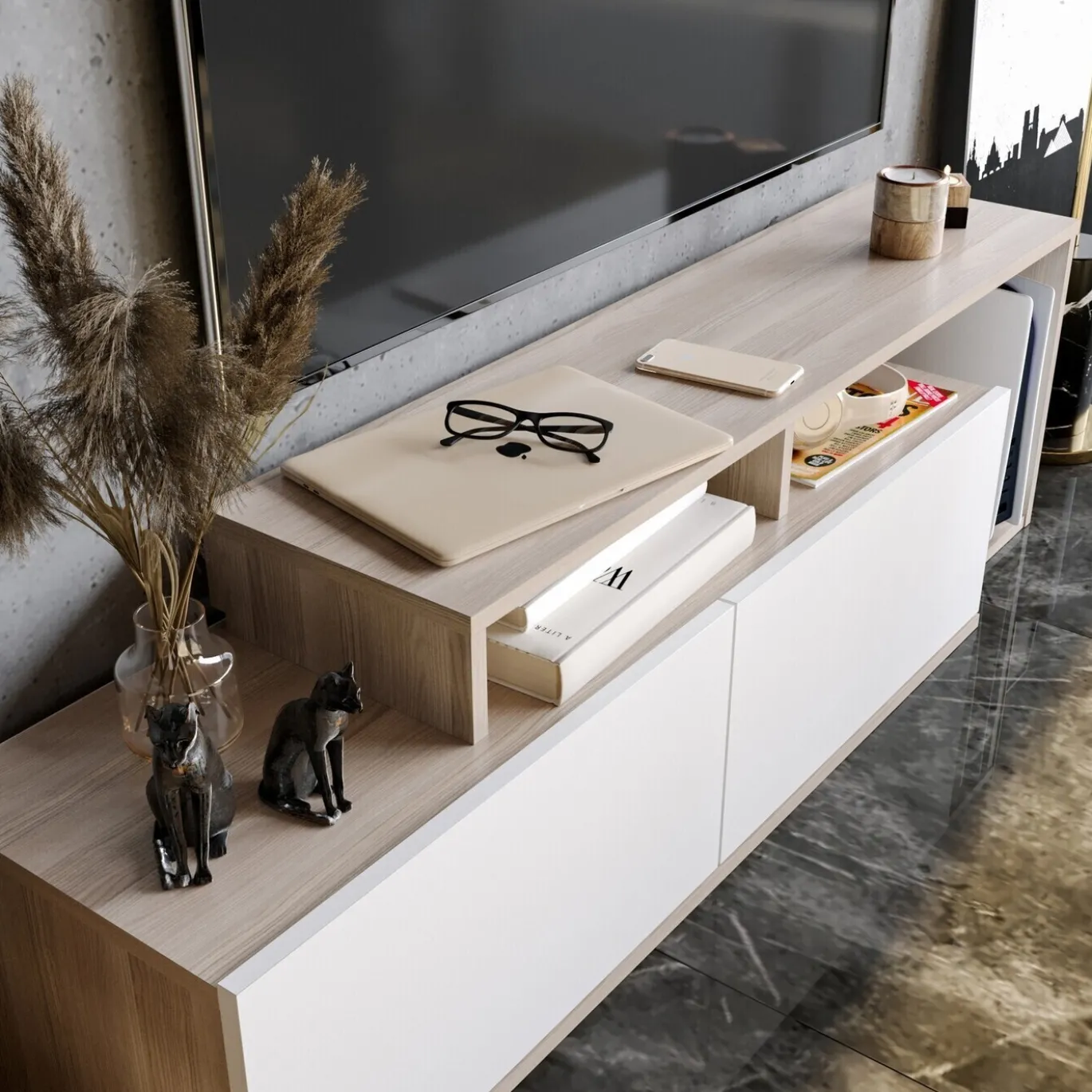 Tv-Meubel Nexera Melamine Cordoba Wit