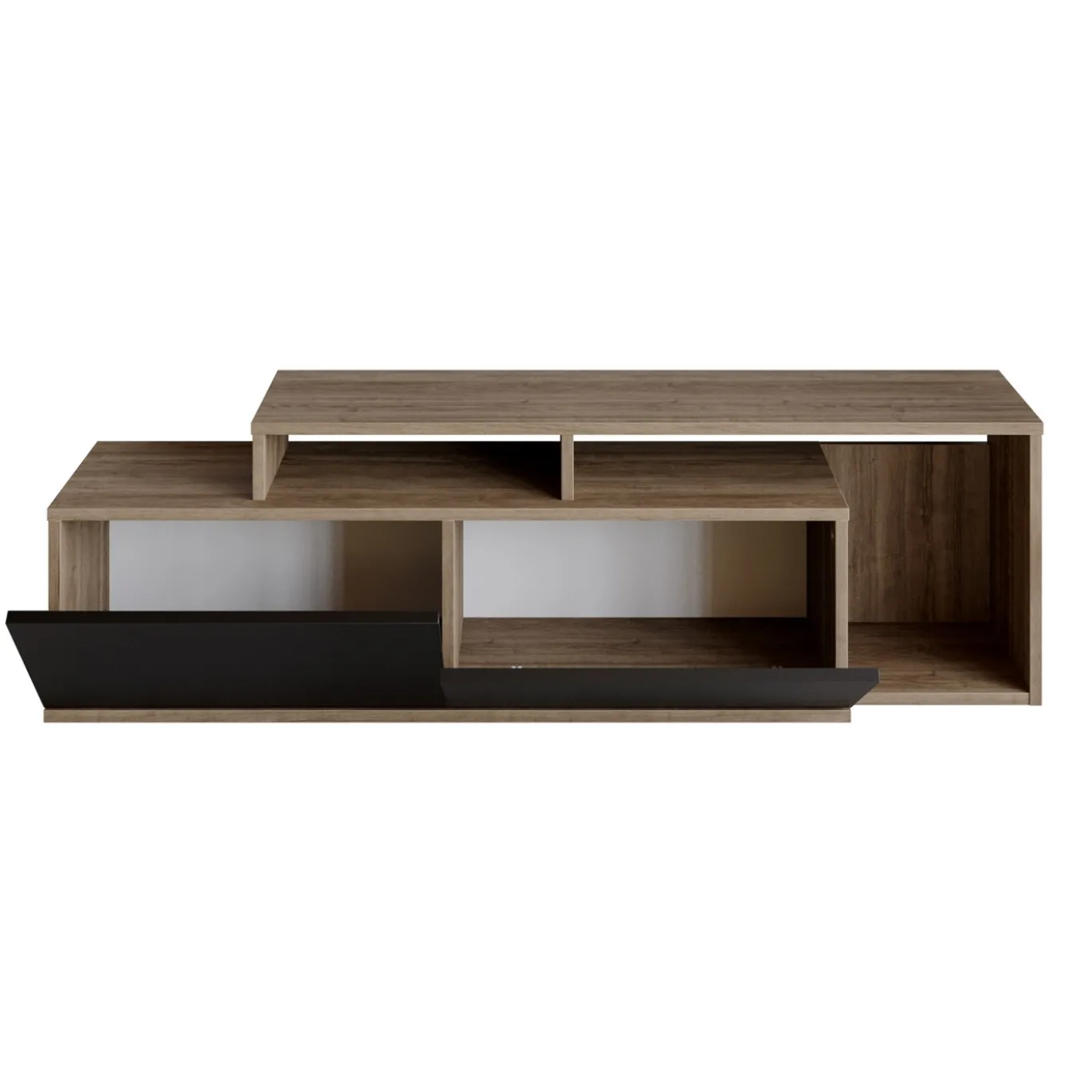 Tv-meubel Nexera Walnoot/Zwart 150cm