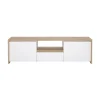 Tv-meubel Next Jackson Hickory Wit Hoogglans - Giga Living