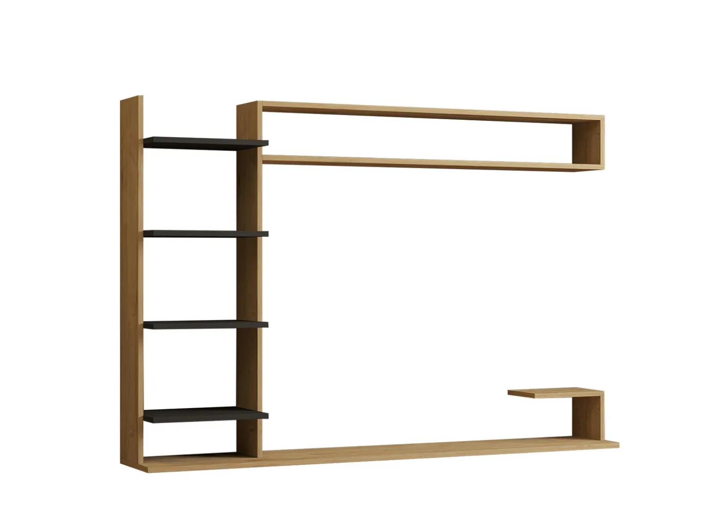 Tv-meubel Noble Naturel/Antraciet 180cm