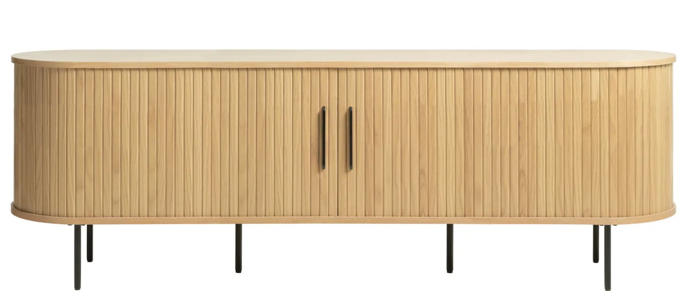 Tv-meubel Nola Naturel Eiken 180cm - Giga Living