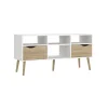 Tv-meubel Oslo Wit/Naturel - Giga Living