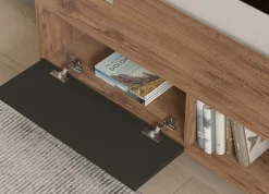 Tv-meubel Ova Antraciet/Bruin 120cm