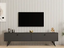 Tv-meubel Paris Antraciet 160cm