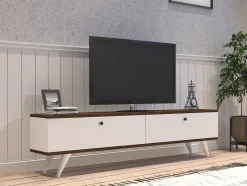 Tv-meubel Paris Wit/Walnoot 160cm