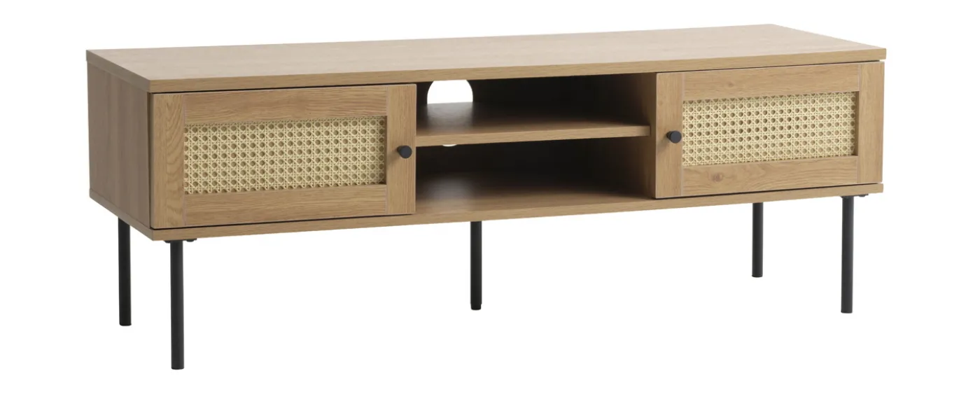 Tv-meubel Pensacola Eiken Melamine - Giga Living