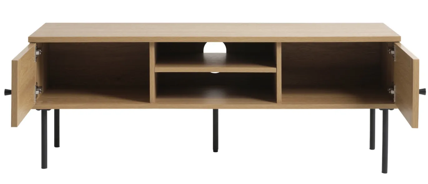 Tv-meubel Pensacola Eiken Melamine - Giga Living
