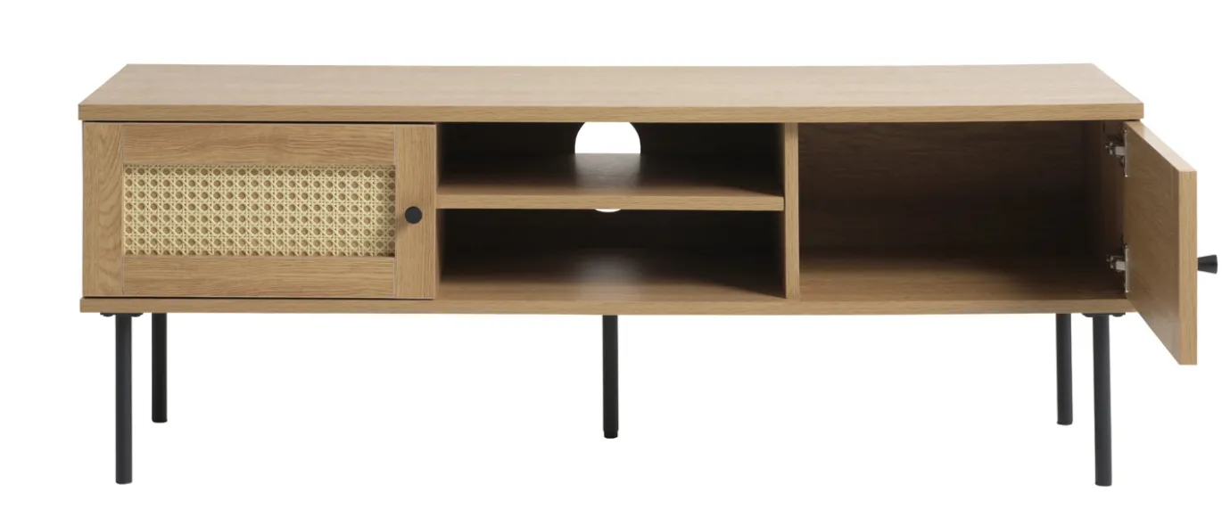 Tv-meubel Pensacola Eiken Melamine - Giga Living