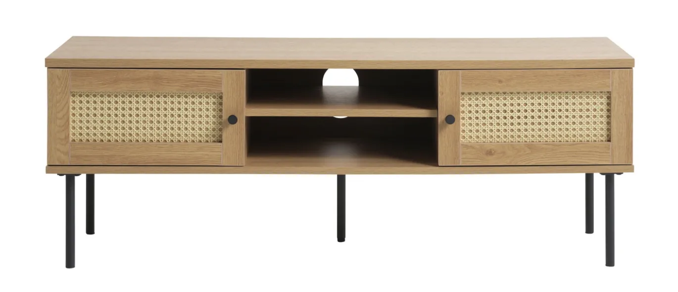 Tv-meubel Pensacola Eiken Melamine - Giga Living