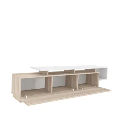 Tv-meubel Pia Naturel/Wit 180cm