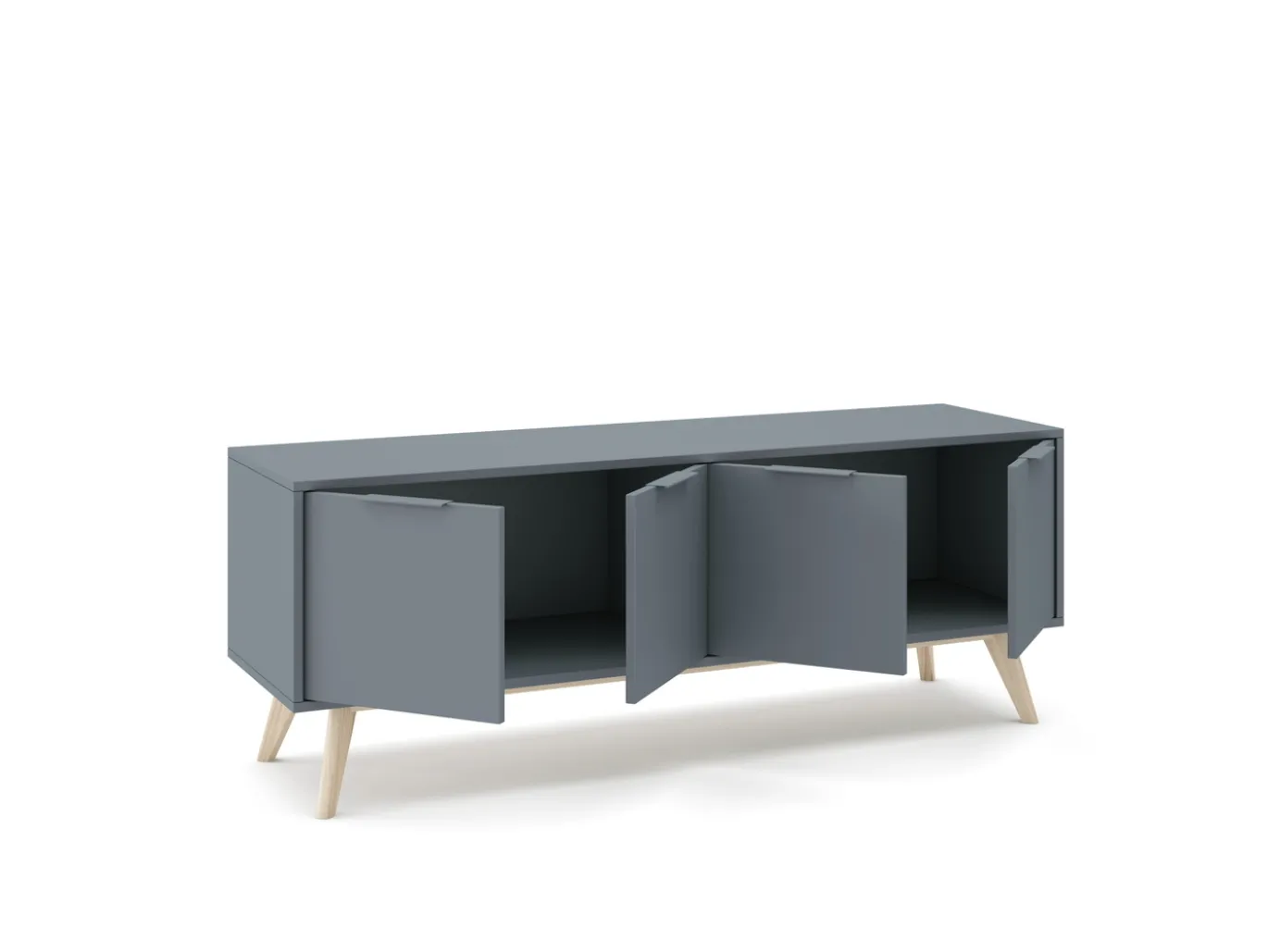 Tv-meubel Pisco 4d Khaki Groen/wit Wax - Giga Meubel