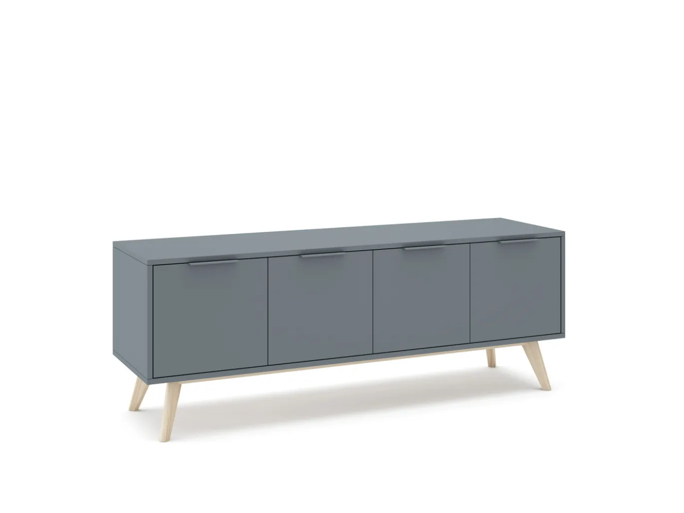 Tv-meubel Pisco 4d Khaki Groen/wit Wax - Giga Meubel