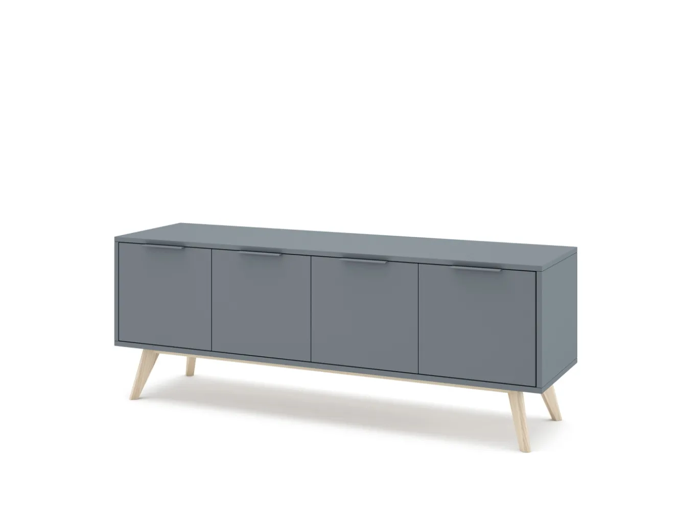 Tv-meubel Pisco 4d Khaki Groen/wit Wax - Giga Meubel