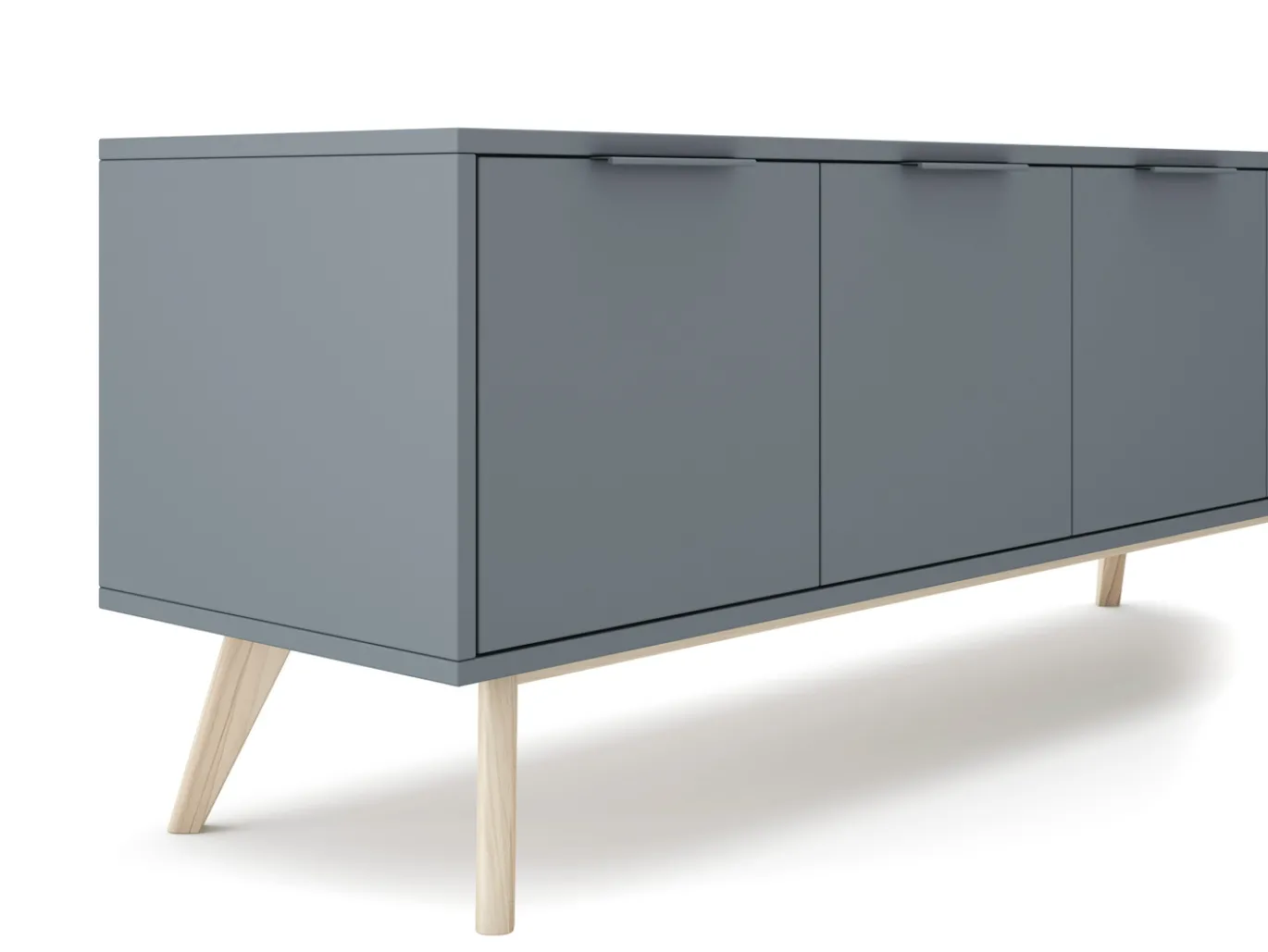 Tv-meubel Pisco 4d Khaki Groen/wit Wax - Giga Meubel