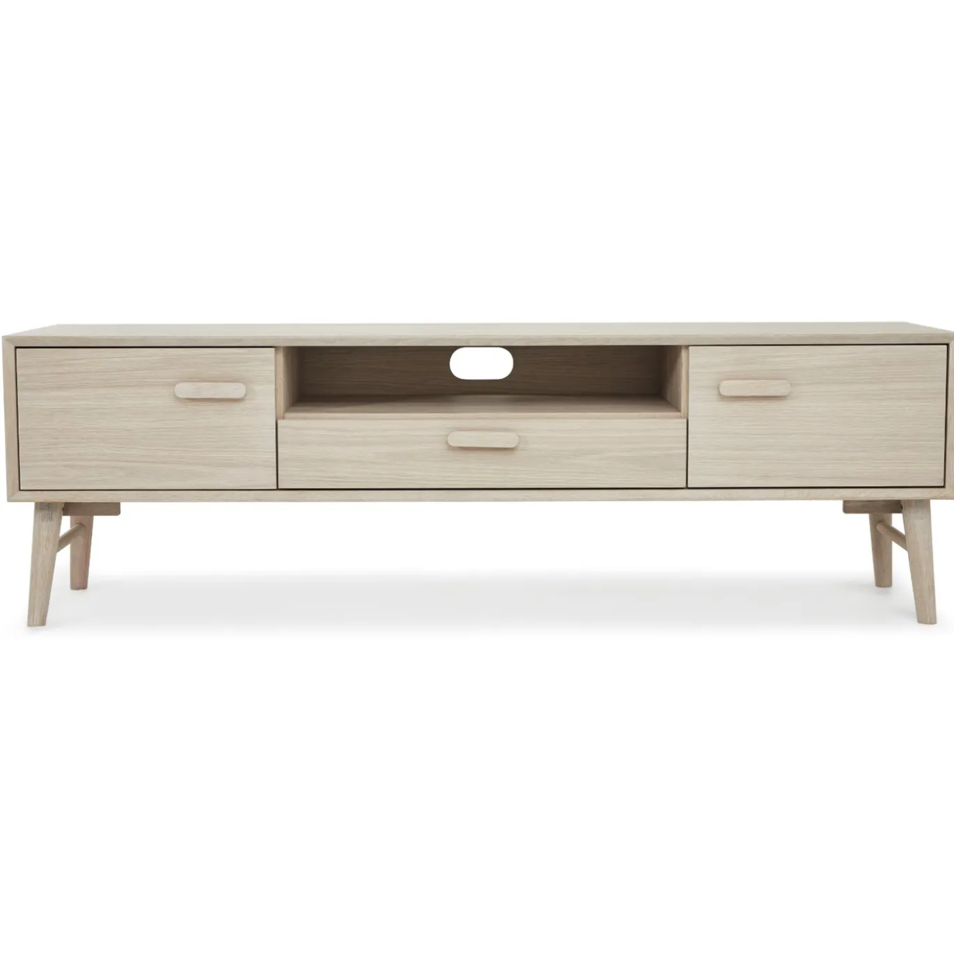 Tv-meubel Porto Naturel Eiken 160cm - Giga Meubel