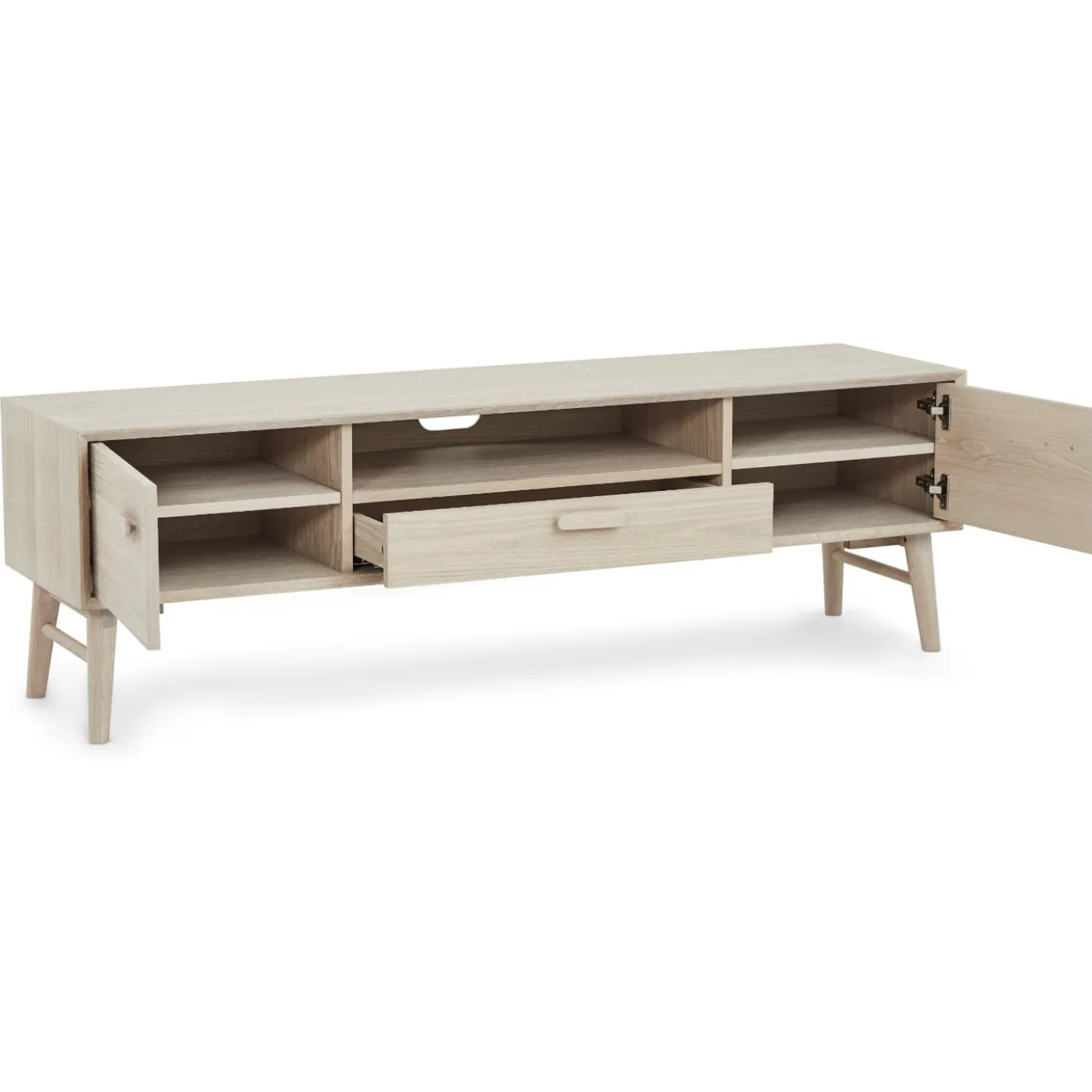 Tv-meubel Porto Naturel Eiken 160cm - Giga Meubel