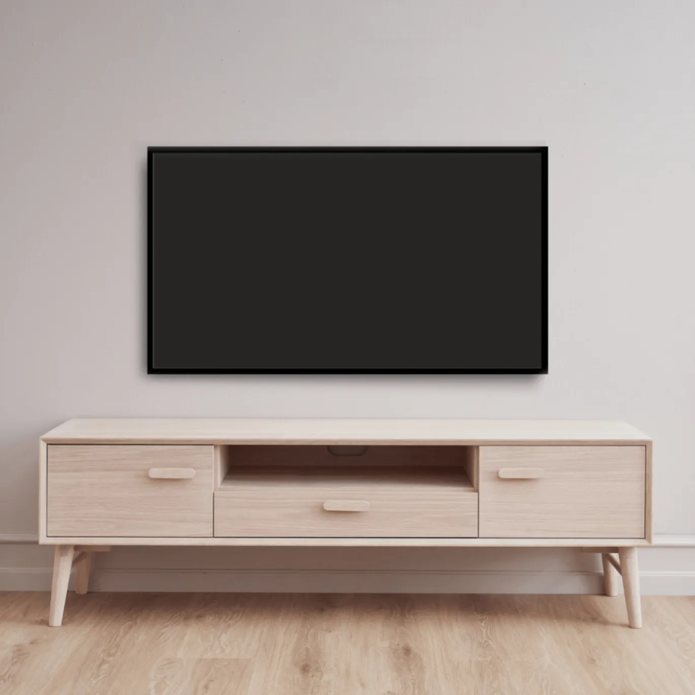 Tv-meubel Porto Naturel Eiken 160cm - Giga Meubel