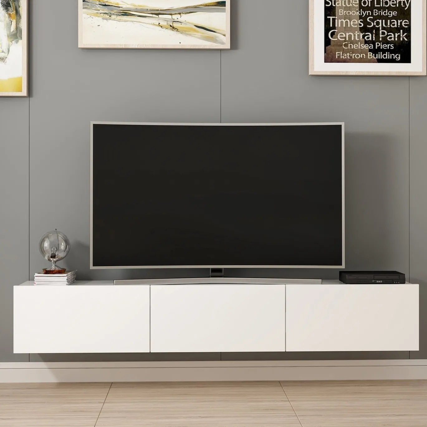 Tv-meubel Rigel Wit 180cm