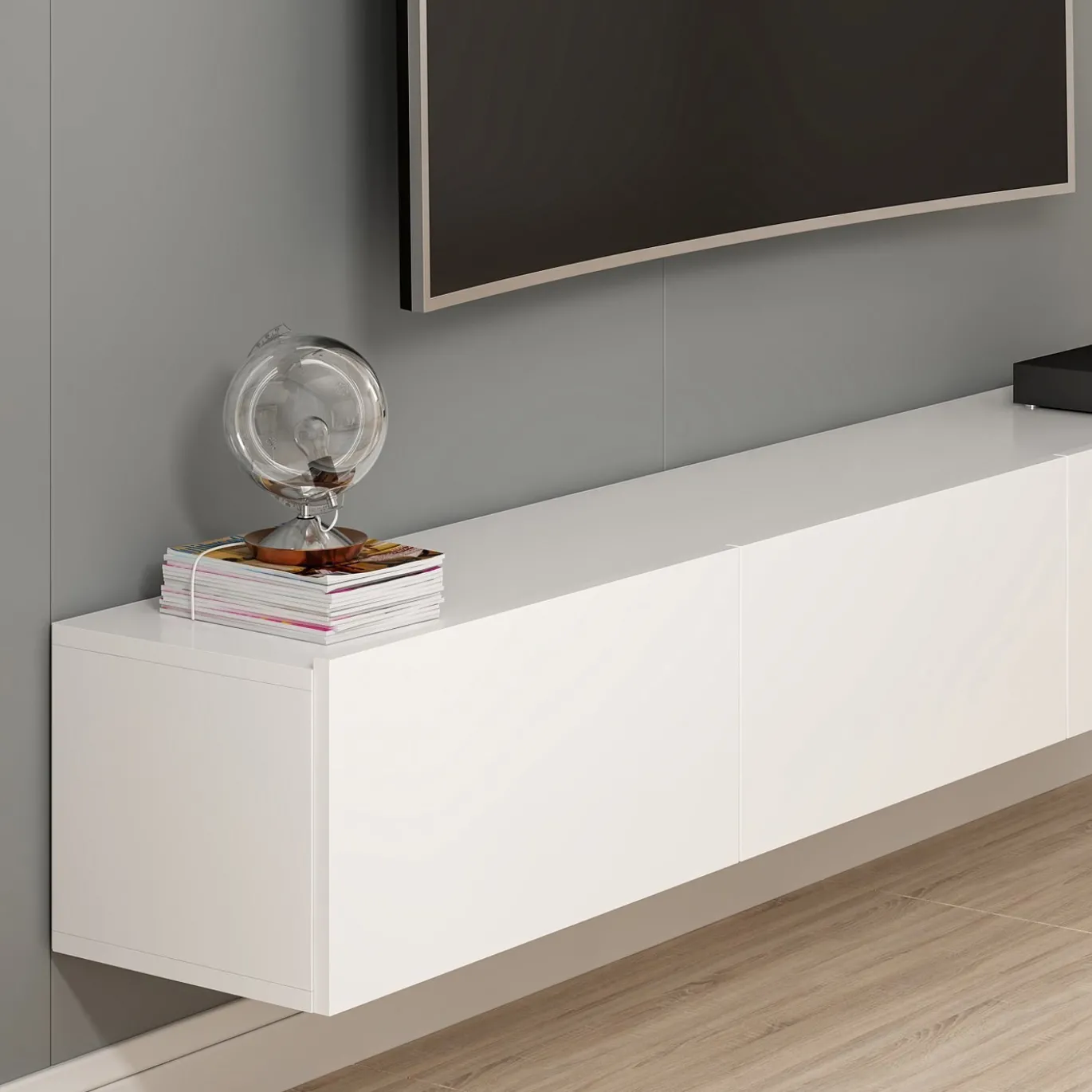 Tv-meubel Rigel Wit 180cm