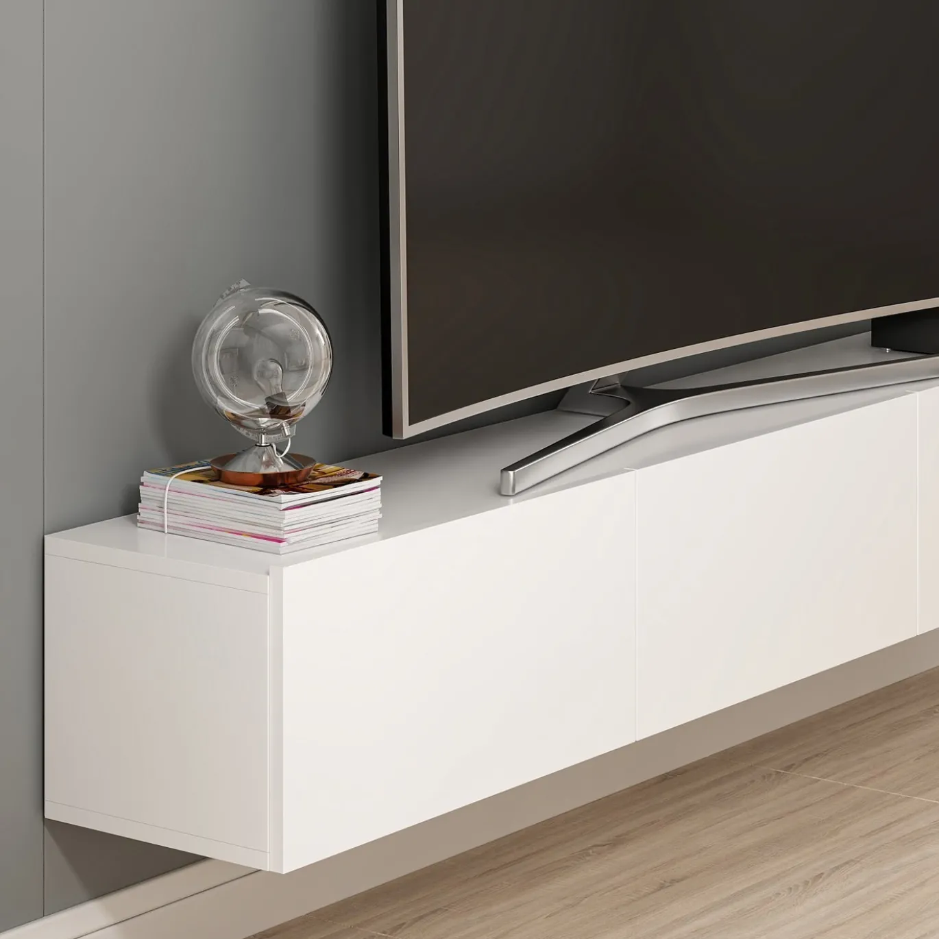 Tv-meubel Rigel Wit 180cm