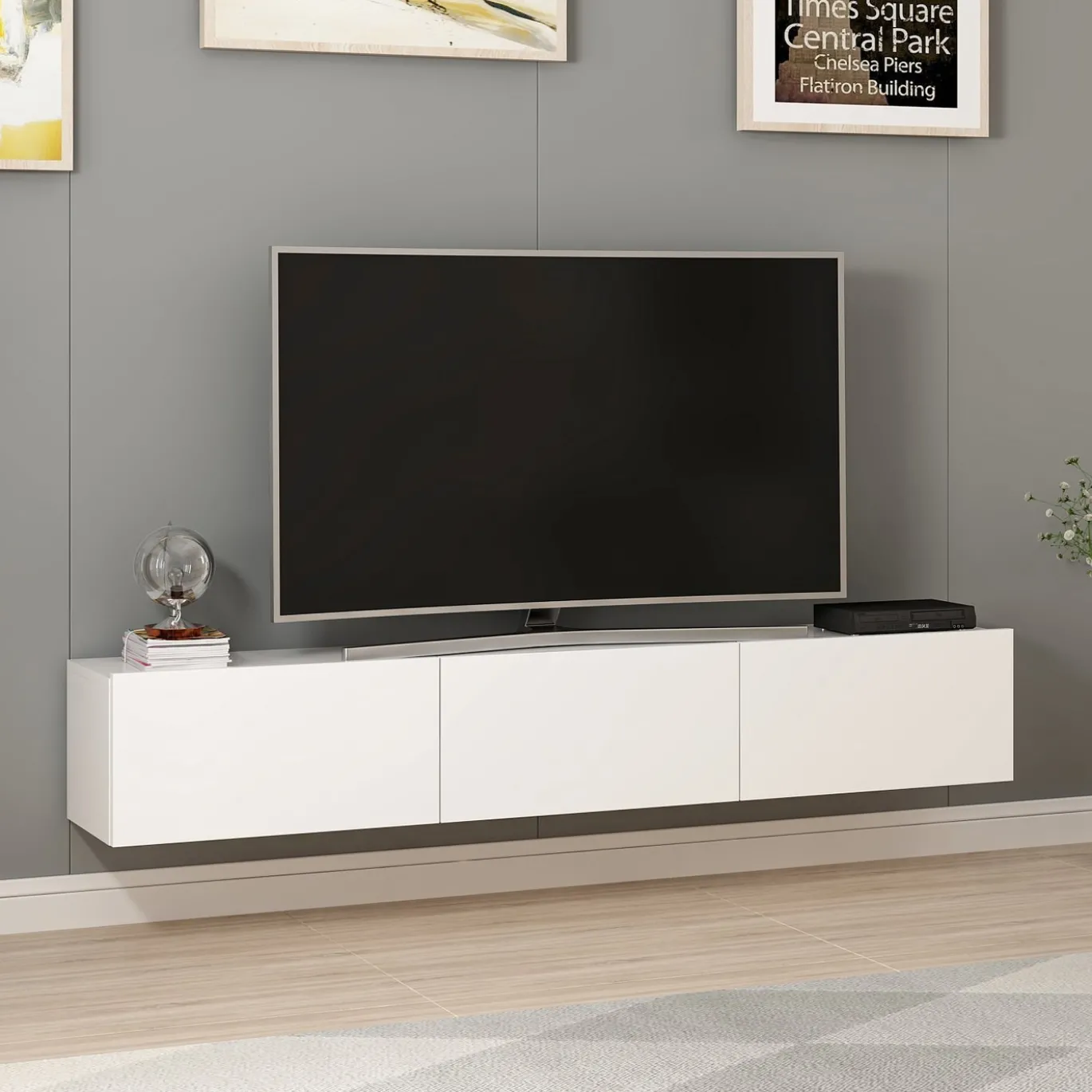 Tv-meubel Rigel Wit 180cm