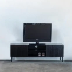 Tv-meubel Roman Zwart 150cm - Giga Meubel