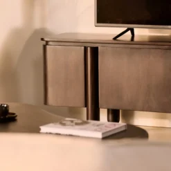 Tv-meubel Rondo Donkerbruin 175cm - Giga Meubel