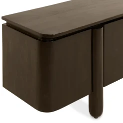 Tv-meubel Rondo Donkerbruin 175cm - Giga Meubel