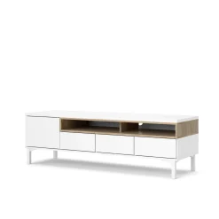 Tv-meubel Roomers Wit/Naturel - Giga Living
