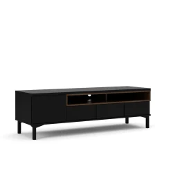 Tv-meubel Roomers Zwart Noten - Giga Living