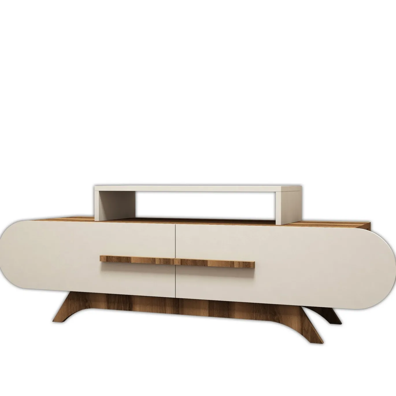 Tv-meubel Rose Crème/Walnoot 145cm