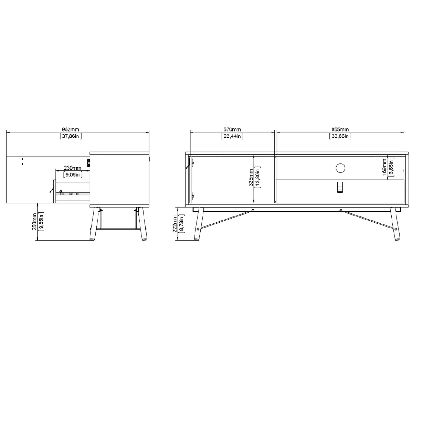 Tv-meubel Ry Jackson Hickory - Giga Living
