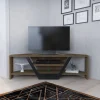 Tv-meubel Sares Bruin/Zwart