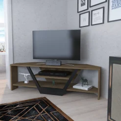 Tv-meubel Sares Bruin/Zwart