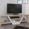 Tv-meubel Sares Naturel/Wit