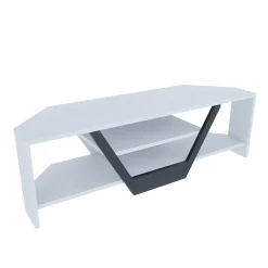 Tv-meubel Sares Wit/Zwart