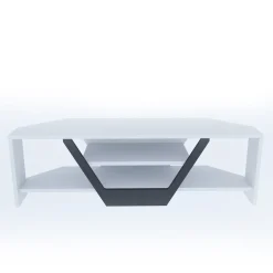 Tv-meubel Sares Wit/Zwart