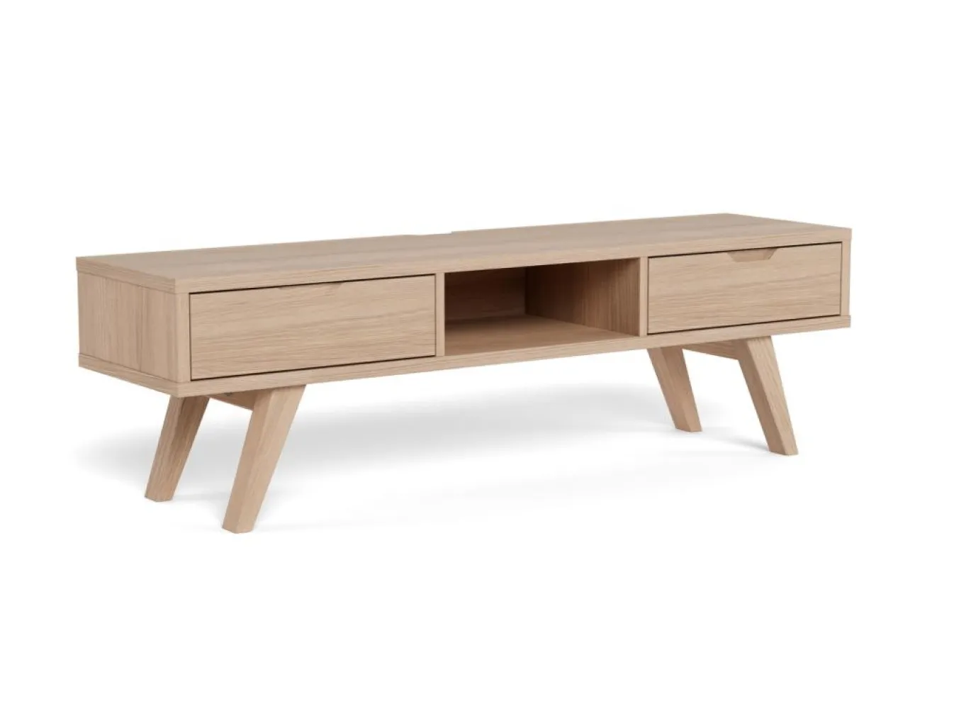 Tv-meubel Stanford Eiken Wit 150cm - Giga Living