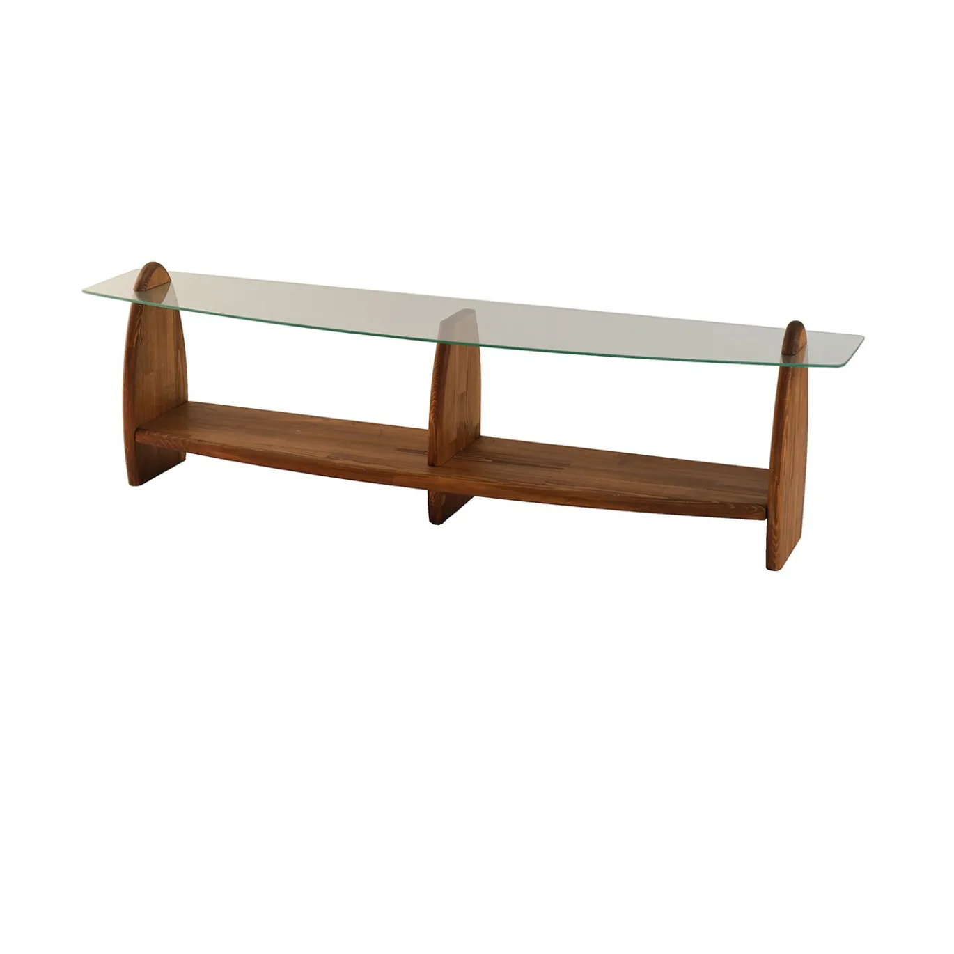 Tv-meubel Surf Glas/Bruin 160cm
