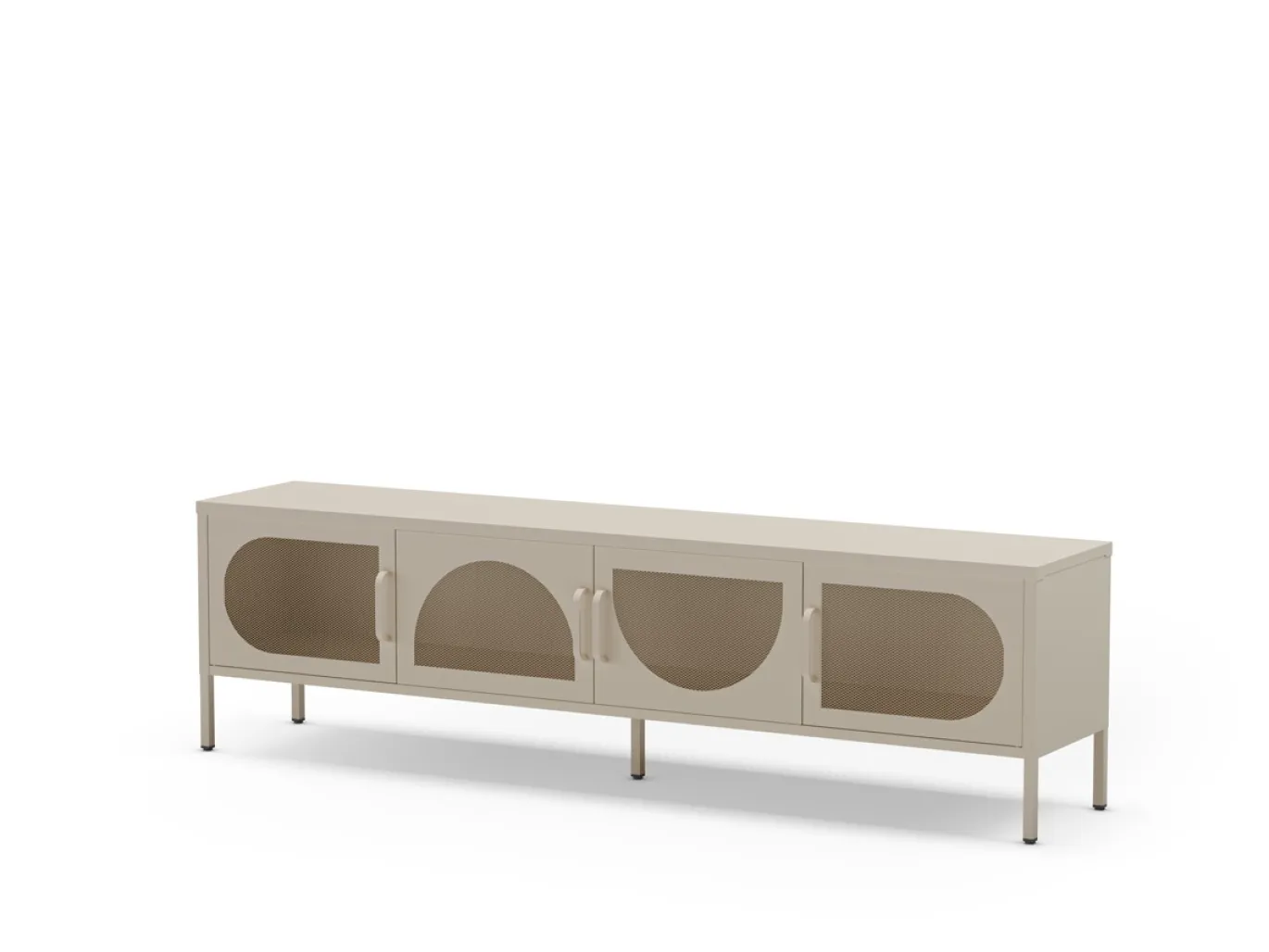 Tv-meubel Tayra 4d 180cm Crème - Giga Meubel