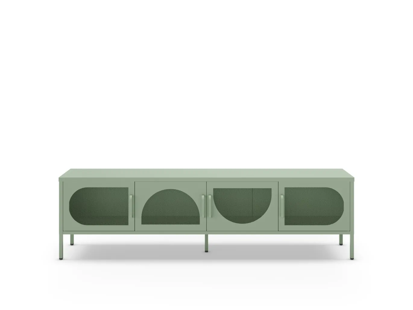 Tv-meubel Tayra 4d 180cm Mintgroen - Giga Meubel